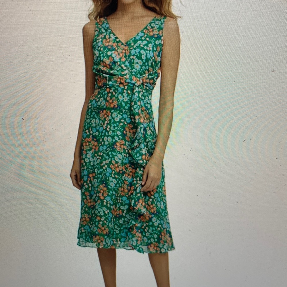 COPY - Kensie Printed Midi Dress Size 8